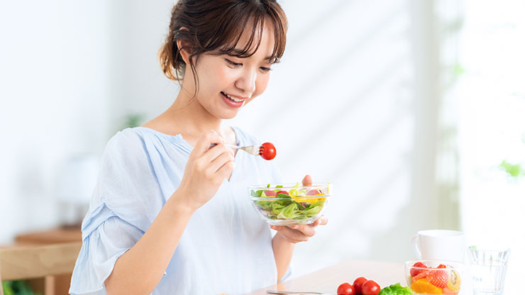 栄養バランスの整った食事